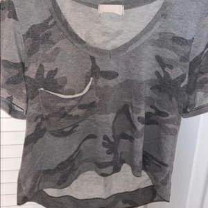 Small camo crop top!